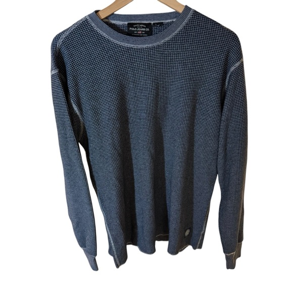 Ralph Lauren Other - Ralph Lauren Jeans XL‎ blue/white crew pullover shirt